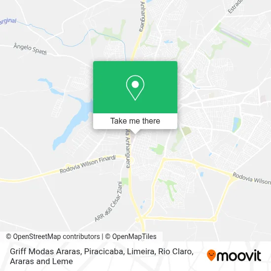 Griff Modas Araras map