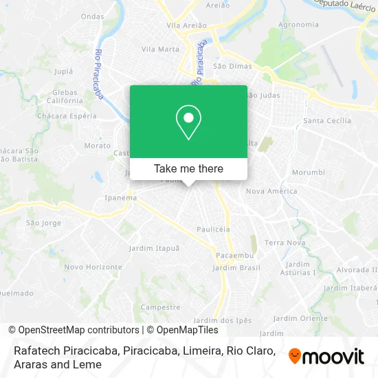 Rafatech Piracicaba map