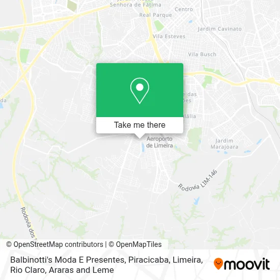 Balbinotti's Moda E Presentes map
