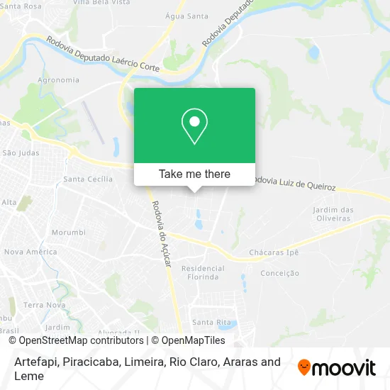 Artefapi map