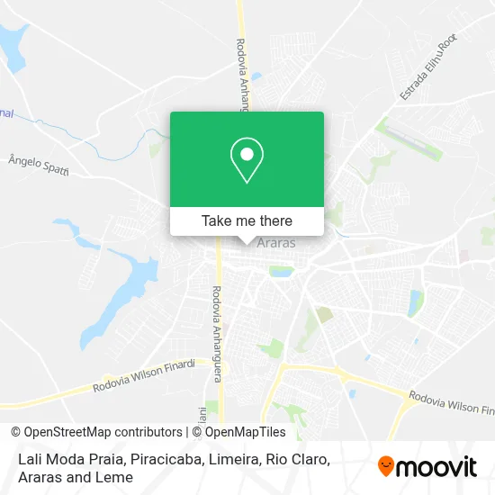 Lali Moda Praia map