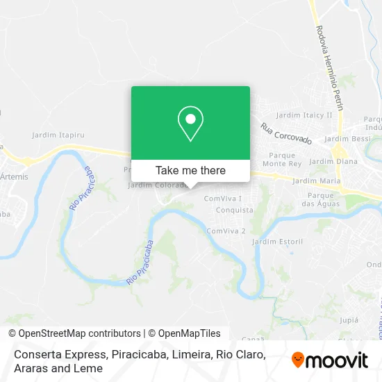 Conserta Express map