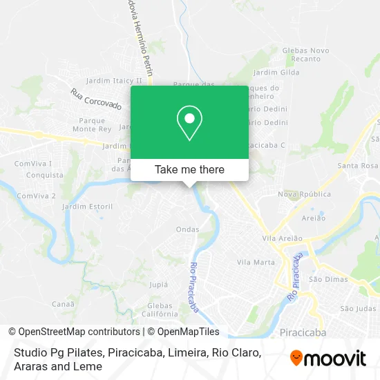 Studio Pg Pilates map
