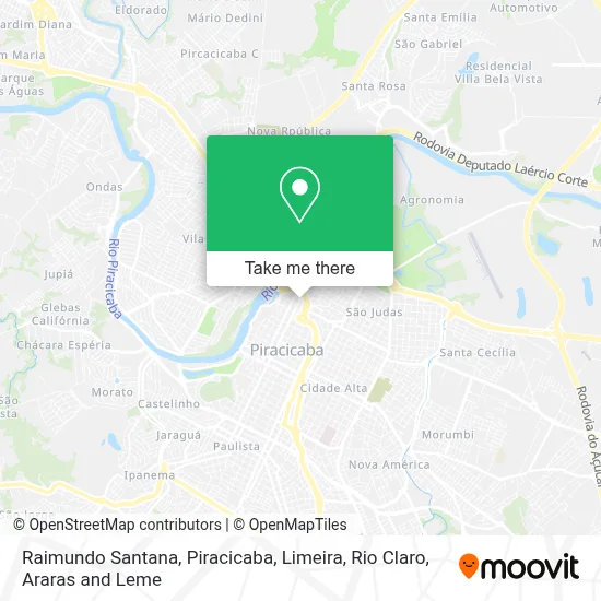 Raimundo Santana map