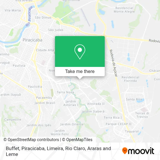 Buffet map