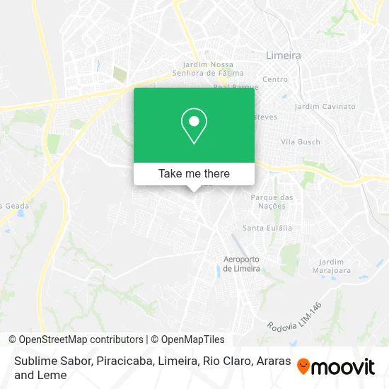 Sublime Sabor map