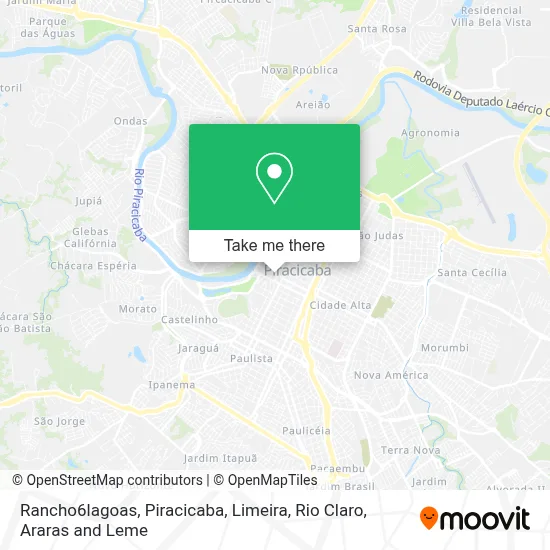 Rancho6lagoas map