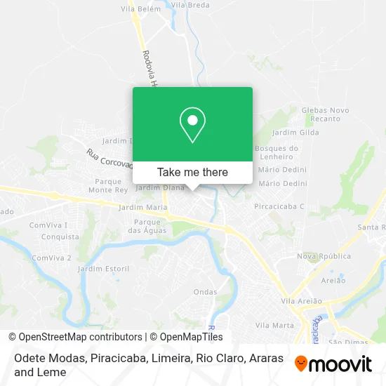 Odete Modas map
