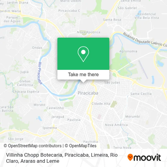 Villinha Chopp Botecaria map