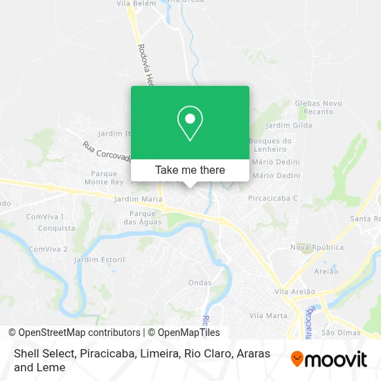 Shell Select map