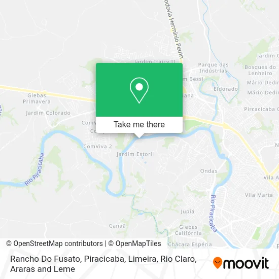 Rancho Do Fusato map