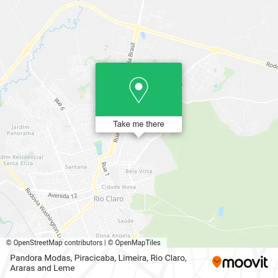 Pandora Modas map
