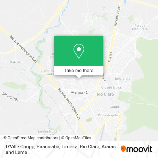 D'Ville Chopp map