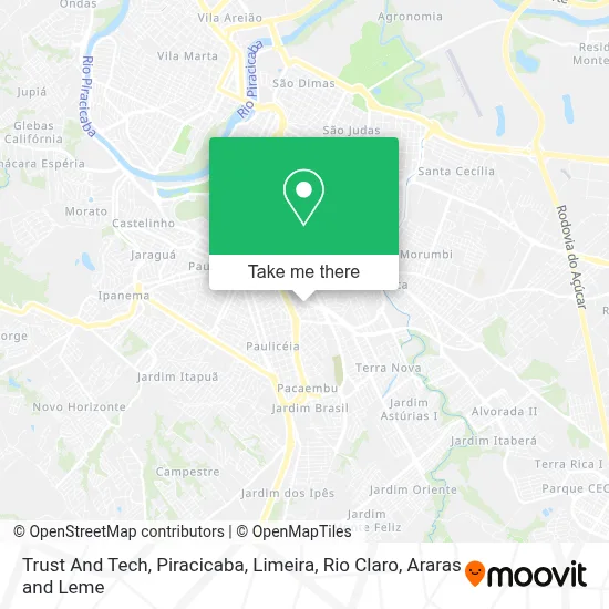 Trust And Tech map