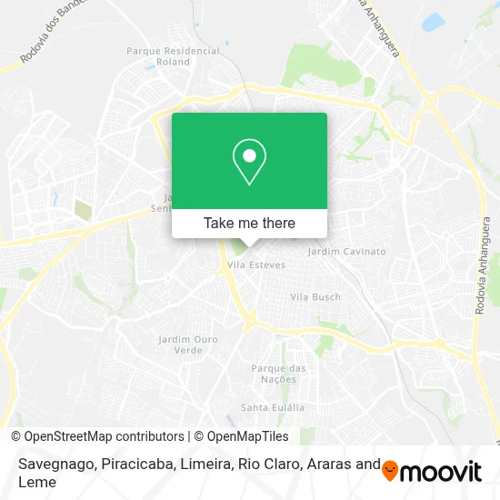 Savegnago map