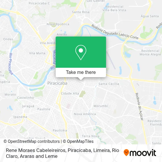 Rene Moraes Cabeleireiros map