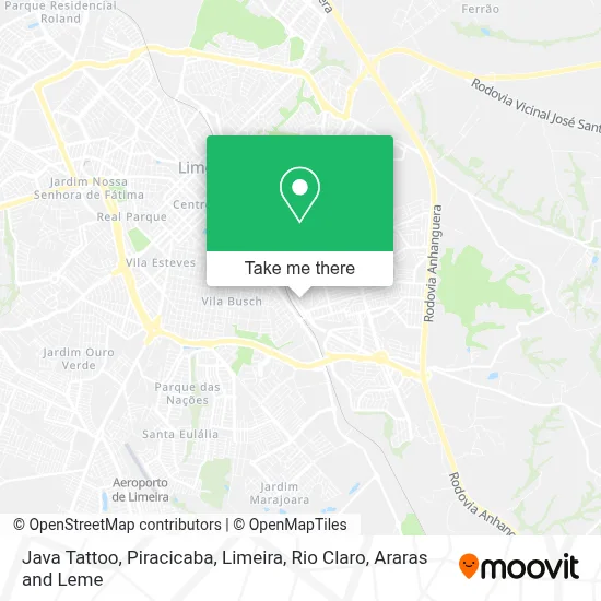 Java Tattoo map