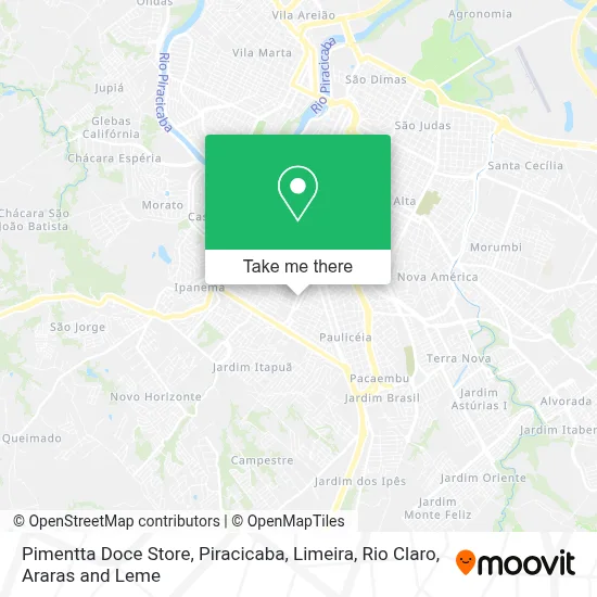 Pimentta Doce Store map