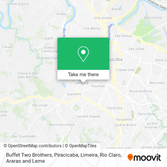 Buffet Two Brothers map