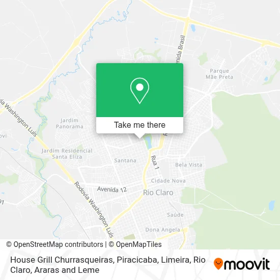 House Grill Churrasqueiras map