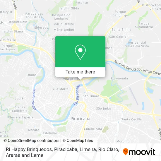 Ri Happy Brinquedos map