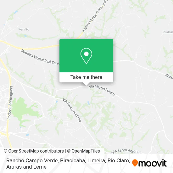 Rancho Campo Verde map