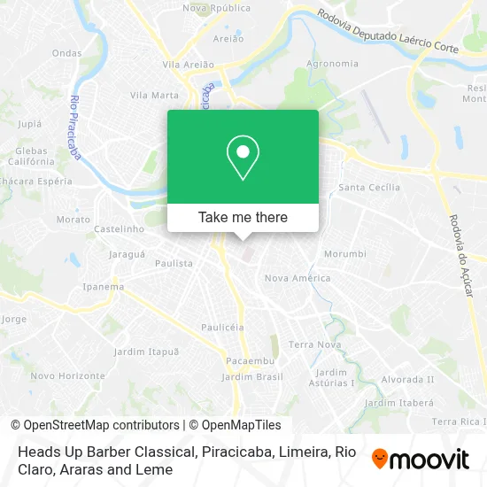 Heads Up Barber Classical map