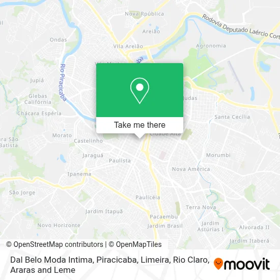 Dal Belo Moda Intima map