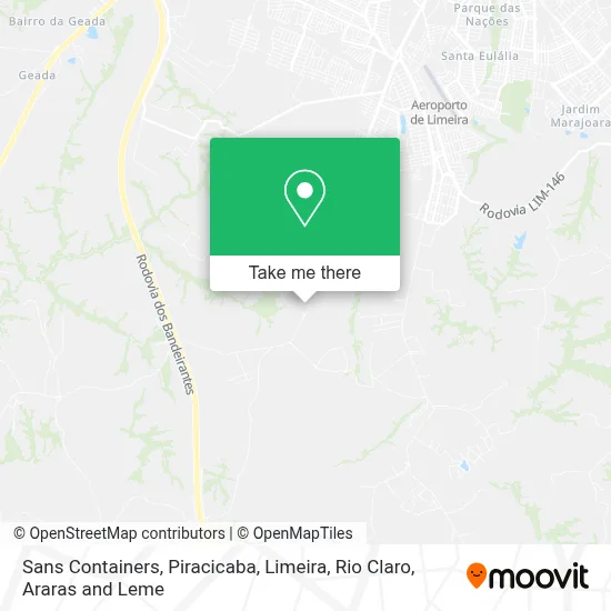 Sans Containers map