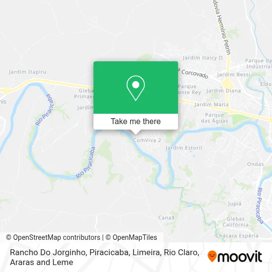 Rancho Do Jorginho map