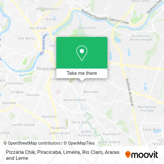 Pizzaria Chik map