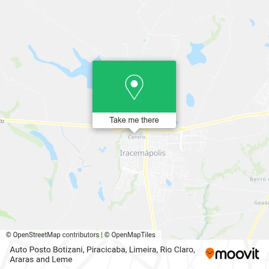 Auto Posto Botizani map