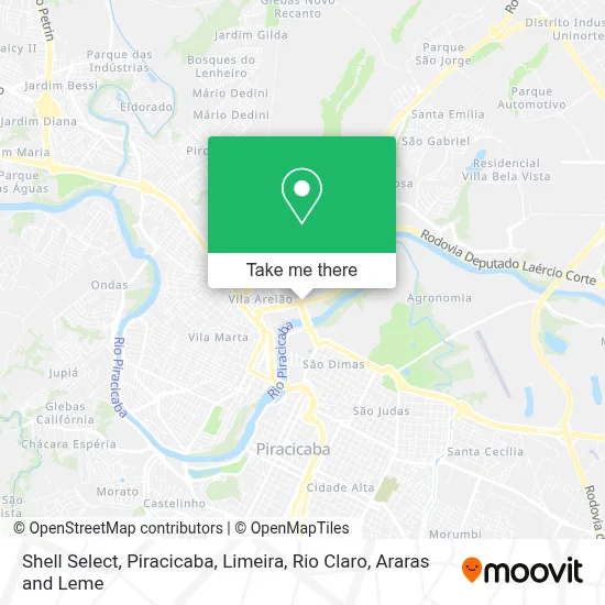 Shell Select map