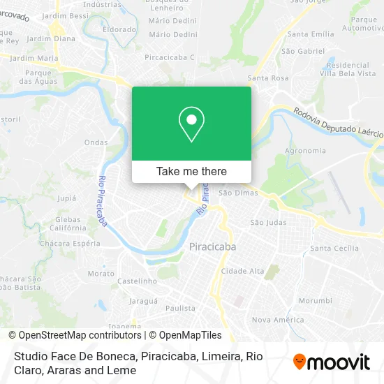 Studio Face De Boneca map