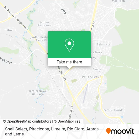 Shell Select map