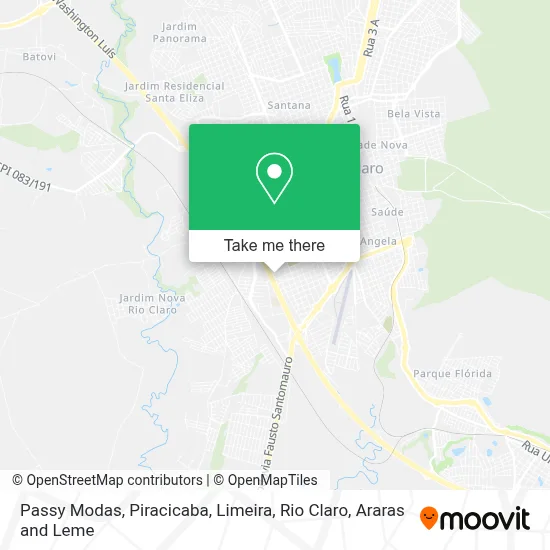 Passy Modas map