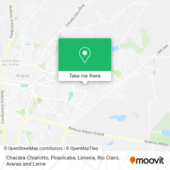 Chacara Chiarotto map