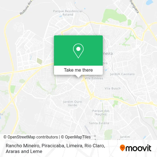 Rancho Mineiro map