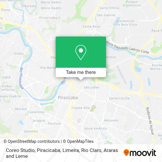 Coreo Studio map