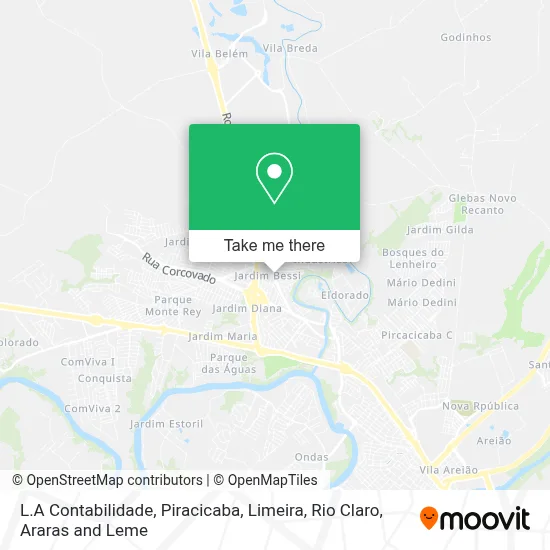 L.A Contabilidade map