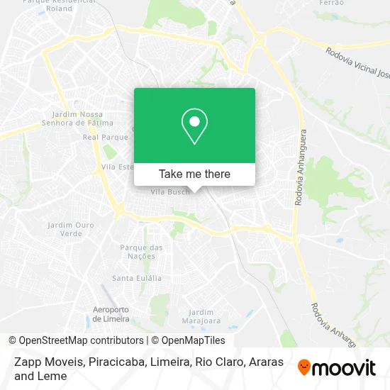 Zapp Moveis map