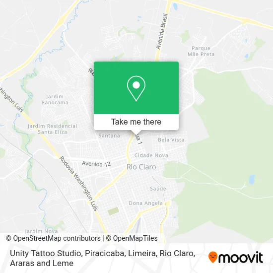 Unity Tattoo Studio map