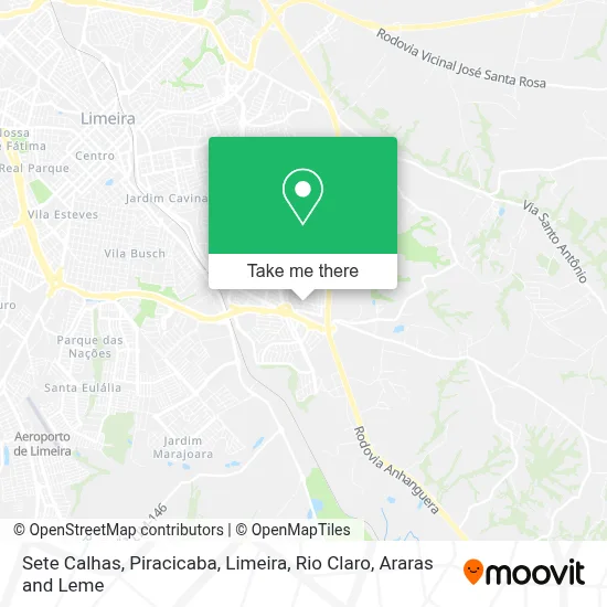 Sete Calhas map