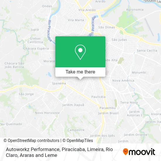 Autoworkz Performance map