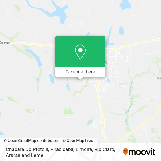 Chacara Do Pretelli map