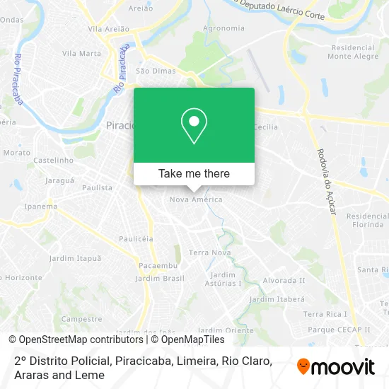 2º Distrito Policial map