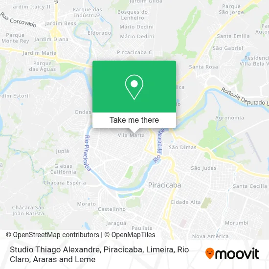 Studio Thiago Alexandre map