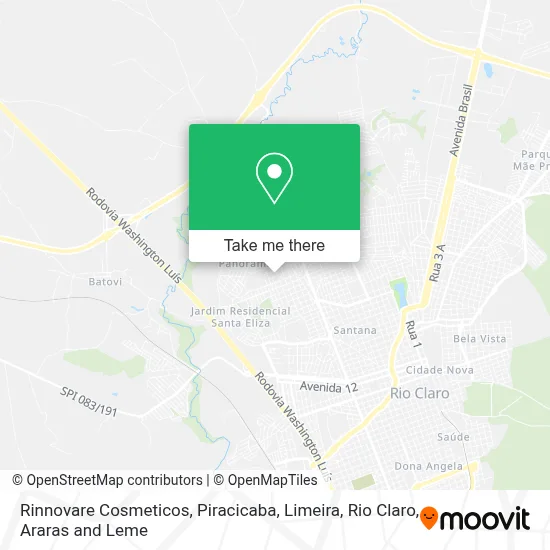 Rinnovare Cosmeticos map