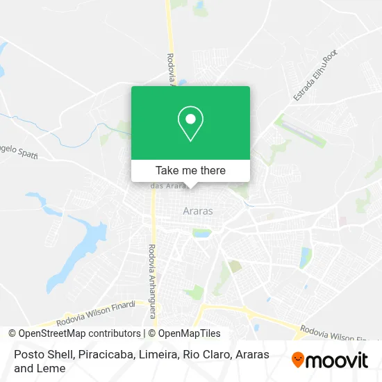 Posto Shell map