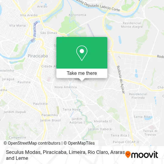 Seculus Modas map